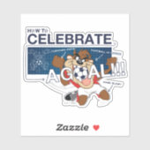 How to Celebrate a Goal With TAZ™ Aufkleber (Blatt)