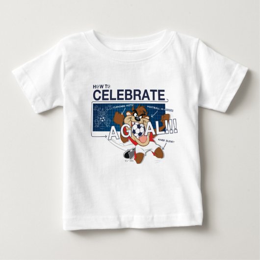 How to Celebrate a Goal With TAZ™ Baby T-shirt (Vorderseite)