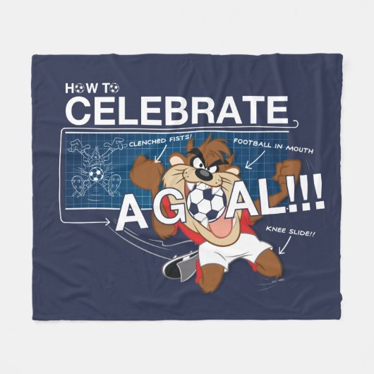 How to Celebrate a Goal With TAZ™ Fleecedecke (Vorderseite (Horizontal))