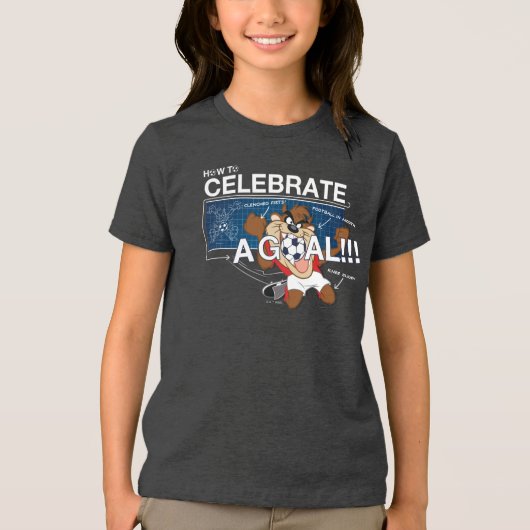 How to Celebrate a Goal With TAZ™ Tri-Blend Shirt (Vorderseite)