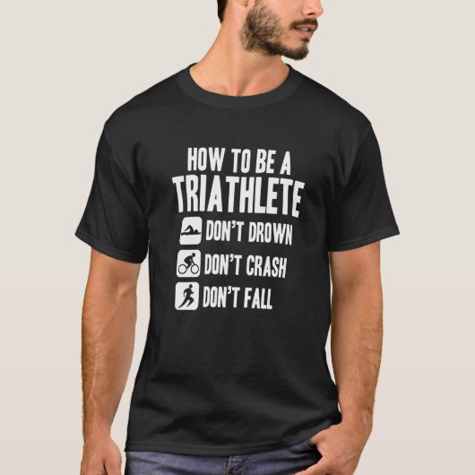 How To Triathlete T-Shirt (Vorderseite)