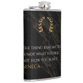 How You Bear It - Seneca Stoic Philosophy Quote Flachmann (Rechts)