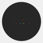 How You Doin_ Funny Premium Tri-blend Runder Aufkleber (Vorderseite)