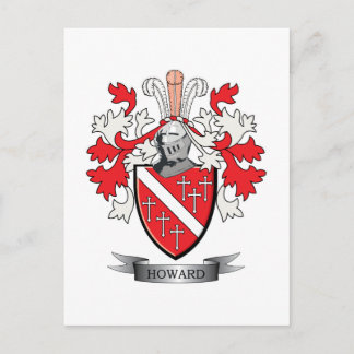 Howard Coat of Arms Postkarte