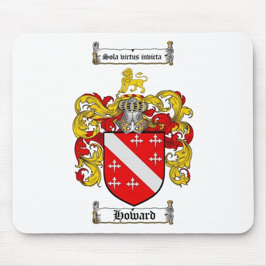 HOWARD-FAMILIENWAPPEN - HOWARD-WAPPEN MOUSEPAD (Vorne)