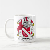 Howard-Familienwappen Kaffeetasse (Links)