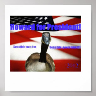 Howard für Präsidenten 2012 Poster