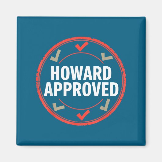 Howard genehmigt magnet (Vorne)
