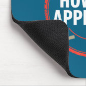 Howard hat genehmigt mousepad (Ecke)
