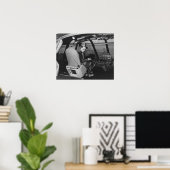 Howard Hughes in Spruce Gänse Holzgegossenes Flugz Poster (Heimbüro)