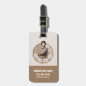 Howard Info Graphic Gepäckanhänger (Vorderseite vertikal)