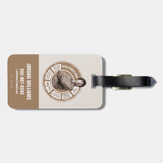 Howard Info Graphic Gepäckanhänger (Rückseite horizontal)