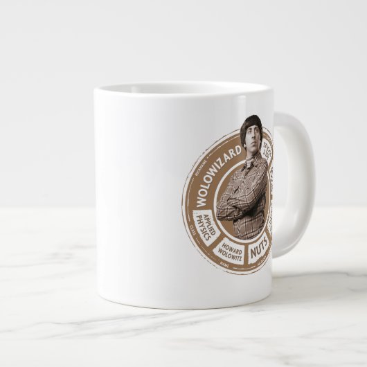 Howard Info Graphic Jumbo-Tasse (Vorderseite Rechts)