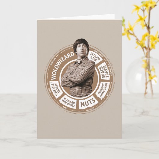 Howard Info Graphic Karte (Gelbe Blume)