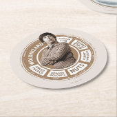 Howard Info Graphic Runder Pappuntersetzer (Angewinkelt)