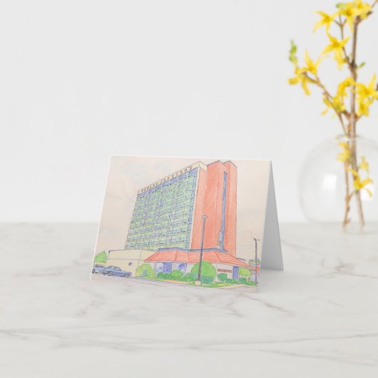 Howard Johnson's Crabtree Valley Raleigh NC Karte (Gelbe Blume)