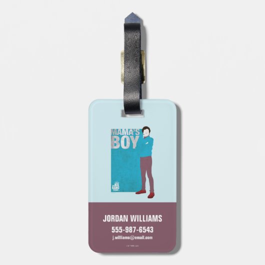 Howard | Mama's Boy Gepäckanhänger (Rückseite vertikal)