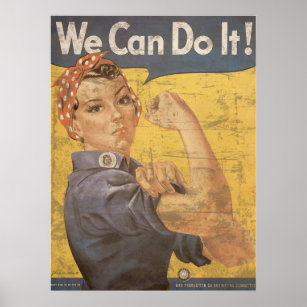 Howard Miller We Can Do It Rosie the Riveter Poster