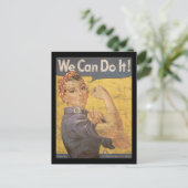 Howard Miller, wir können es Rosie, das Riveter ma Postkarte (Stehend Vorderseite)