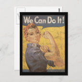 Howard Miller, wir können es Rosie, das Riveter ma Postkarte (Vorne/Hinten)