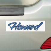 Howard Name blue Aufkleber Sticker Autoaufkleber (Auf Auto)