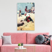 Howard Pyle Who soll Kapitän sein Leinwanddruck (Insitu (Wohnzimmer))