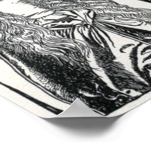 Howard Pyles "King Arthur" Poster (Ecke)