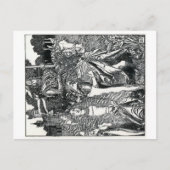 Howard Pyles "King Arthur" Postkarte (Vorderseite)