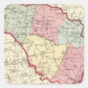 Howard Quadratischer Aufkleber