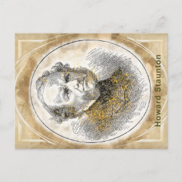 Howard Staunton, Postkarte