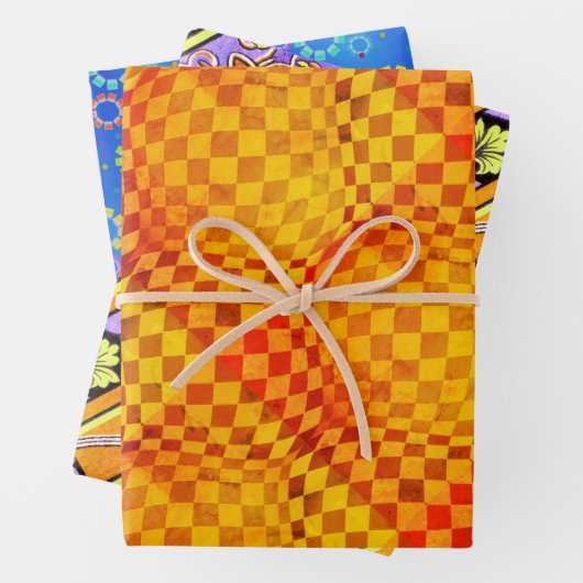 Howard, Taffi & Barceloneta Sampler Packpapier Geschenkpapier Set (Beispiel)