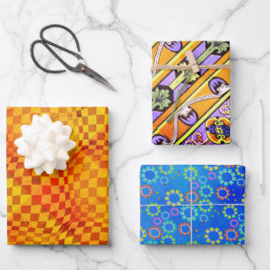Howard, Taffi & Barceloneta Sampler Wrapping Paper Geschenkpapier Set