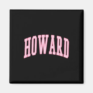 Howard Vintage Preppy Varsity Rosa Sport Magnet