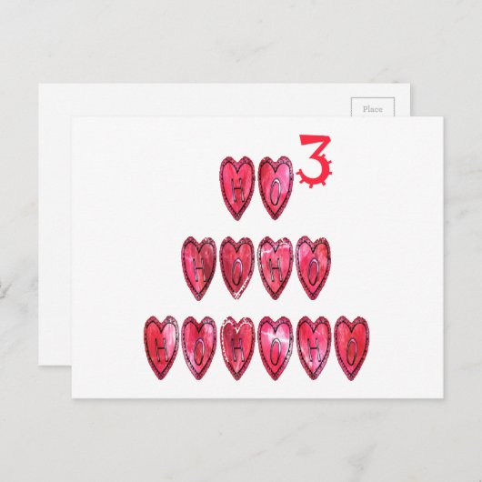 Howaro! Weihnachtsherzen Text Weihnachten Liebe de (Vorne/Hinten)