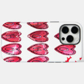Howaro! Weihnachtsherzen Text Weihnachten Liebe de Case-Mate iPhone Hülle (Rückseite (Horizontal))