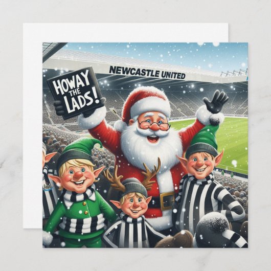 Howay Santa! Feiertagskarte (Vorne/Hinten)