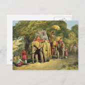 Howdah, Staat des Gouverneurs, 1863 (Chromol Postkarte (Vorne/Hinten)