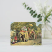 Howdah, Staat des Gouverneurs, 1863 (Chromol Postkarte (Stehend Vorderseite)