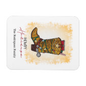 Howday Weihnachten Lights Cowboy Boot Magnet (Horizontal)