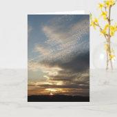 "Howdiemont Sands Sunset" Karte (Gelbe Blume)