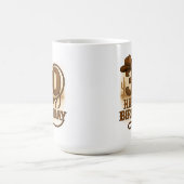 Howdy, 30: Western Geburtstagsfeier Tasse (Mittel)