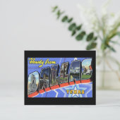 Howdy aus Dallas Texas Postkarte (Stehend Vorderseite)