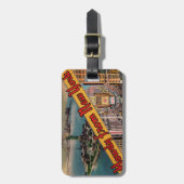 Howdy aus New York Gepäckanhänger (Vorderseite vertikal)