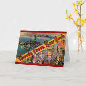 Howdy aus New York Karte (Gelbe Blume)