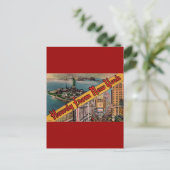 Howdy aus New York Postkarte (Stehend Vorderseite)