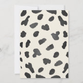 Howdy Baby Little Cowgirl Babydusche Einladung (Rückseite)