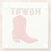 HOWDY Bar Glass Untersetzer (Rückseite)