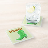 HOWDY Bar Glass Untersetzer (Schrägansicht)