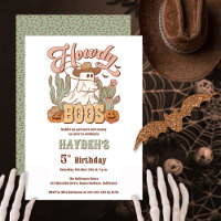 Howdy Boos Ghost Halloween Geburtstagsparty