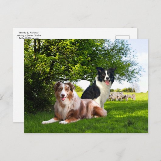 "Howdy & Buckeroo"  Postkarte (Vorne/Hinten)